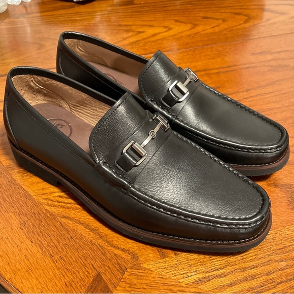 Peter Millar Other - Peter Millar Men’s Leather Bit Loafers Size 9 M Black ME0F60 Leather Casual EUC